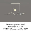 Axyaa Luxury LED Pendant Light: Sleek White/Black Design for Home & Office Décor