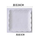 Axyaa Ceramic Breakfast Plate Set with Dim Sum, Steak, Bread - Western Food Selection