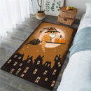 Axyaa Handsome Mage Cat Pattern Carpet Mat for Stylish Room Decor