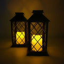 Axya Vintage Iron Art Solar Lantern for Outdoor Pathway Decoration