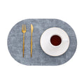 Axyaa Faux Leather Placemats - Set of 6, Heat-Resistant, Non-Slip, Waterproof Mats