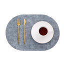 Axyaa Faux Leather Placemats - Set of 6, Heat-Resistant, Non-Slip, Waterproof Mats