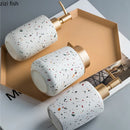 Axya Terrazzo Pattern Handwashing Fluid Bottle for Bathroom Supplies