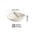 Axyaa Oval Ceramic Bowl Set for Molecular Cuisine and Dining Experience