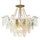 Axyaa French Crystal Chandelier for Home Living Room, Bedroom, and Dining Room