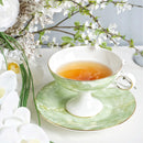 Axyaa Marble Ceramic Afternoon Tea Set Luxury Coffee Mug Home Decor Drinking Set