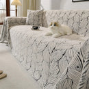 Axyaa Velvet Sofa Protector & Plush Fleece Blanket - Universal Sofa Cover
