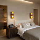 Axyaa Rattan Wall Lamp: Japanese Retro Hand-Woven Shade for Bedroom & Living Room