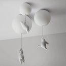 Axyaa Bear Cartoon Kids Pendant Light Bedroom Children's Room Decor LED