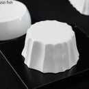 Axya White Simple Beef Sushi Main Dish Plate - Creative Special-shaped Dessert Plate