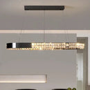 Axyaa Crystal Chandelier Pendant Light for Living and Dining Room Luxe Lighting