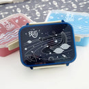 Axyaa 600ml Bento Box with Spacer for Kids, Microwave-Safe Lunch Container