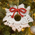 Axyaa Handmade Woven Tapestry Small Christmas Tree Circle Walking Stick Decoration