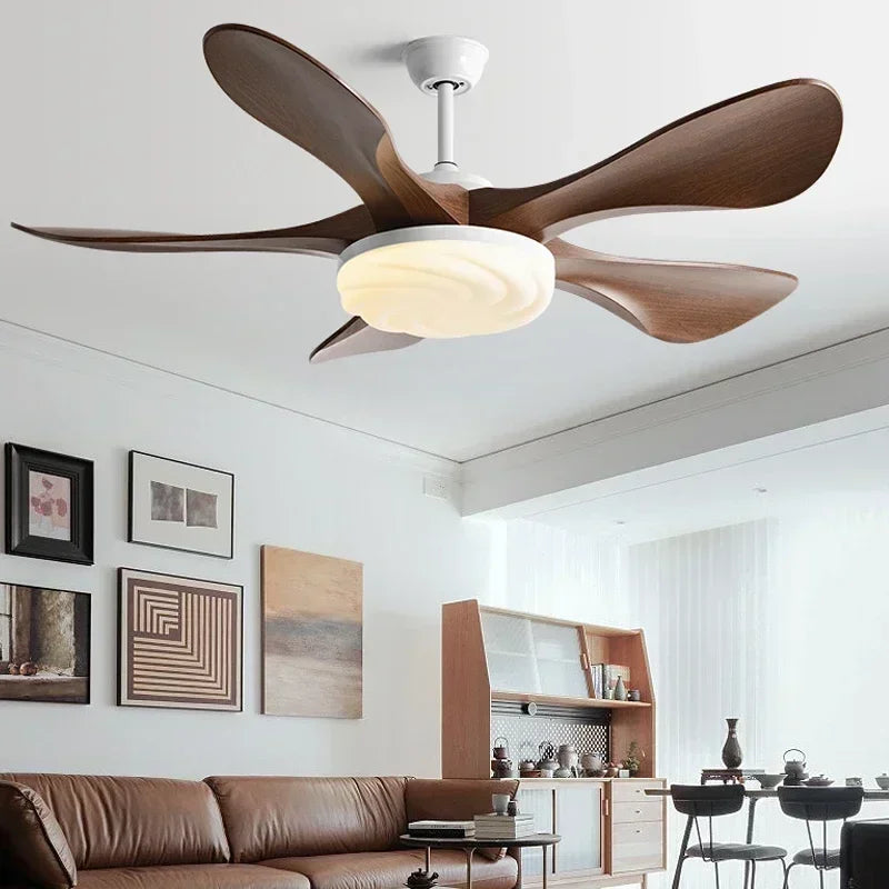 Axyaa 48-Inch Ceiling Fan with Remote Control and LED Light, Strong Winds, Mute Operation