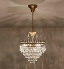 Axyaa Romantic Crystal Chandelier, Elegant Light Luxury for Living Room & Dining Room