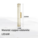 Axyaa Marble LED Wall Lights Copper Sconces Luxury Bedroom Lamp Art Decor