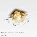Axyaa Nordic Gold Crystal Ceiling Chandelier for Luxury Living Room Bedroom