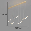 Axyaa Nordic Chandeliers Dining Room Pendant Lights Indoor Hanging Lamps