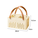 Axyaa Foldable Waterproof Bath Basket: Large Capacity Toiletry Storage
