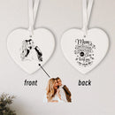 Axyaa Personalized Ceramic Photo Engraved Heartfelt Keepsake Gift