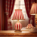 Axyaa Retro Art Ceramic Table Lamp LED Decor for Living Room, Bedroom, and Study