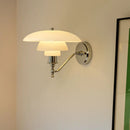 Axyaa French Glass Wall Lamp for Modern Living Room Decor