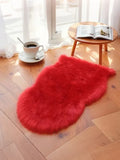 Axyaa Fluffy Wool Shag Rug Soft Area Mat Non-Slip Washable Home Decor