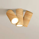 Axyaa Antique Style Walnut Color Ceiling Light