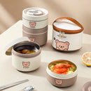 Axyaa Stainless Steel Thermal Lunch Box Insulated Food Jar Sealed Bento Box