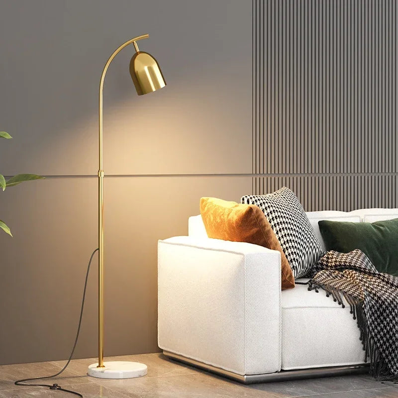 Axyaa Nordic LED Floor Lamp - Modern & Simple Living Room Bedroom Decor