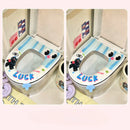Axyaa Bunny Toilet Seat Cover Zip Winter Portable Kawaii Funny Children's Home