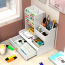 Axyaa Large-Capacity Pen Holder and Stationery Box for Office and School Storage