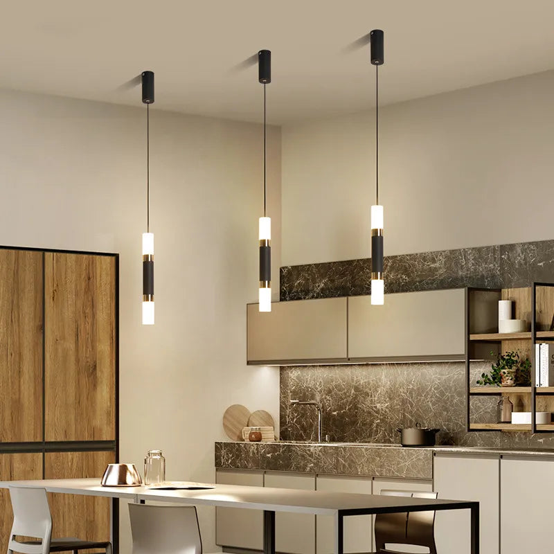 Axyaa Modern LED Pendant Lights for Living Room Bedroom Bar Decor