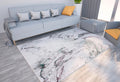 Axyaa Marble Texture Printed Carpet for Home Living Room and Bedroom Decoration