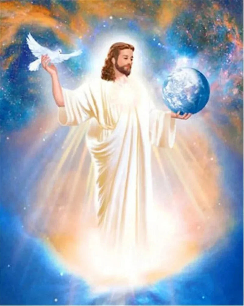 Axyaa Jesus Tapestry: Christmas Wall Hanging Cloth for Home Decor