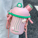 Axyaa Kids Stainless Steel Insulated Straw Cup - Double Drink Thermos