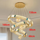 Axyaa Luxury Crystal Chandelier for Living Room and Bedroom Lighting