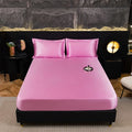 Axyaa Waterproof Mattress Cover, Machine Washable Solid Color Mattress Protector