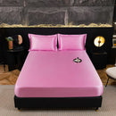 Axyaa Waterproof Mattress Cover - Machine Washable Solid Color Bed Protector