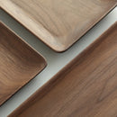 Axyaa Black Walnut Rectangular Fruit Tray for Home and Hospitality Services