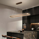 Axyaa Nordic LED Aluminum Chandelier - Sleek Kitchen and Restaurant Lighting