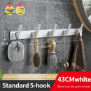 Axyaa Over-the-Door Hooks Storage Shelf - Bathroom Kitchen Wall Hanger Organizer