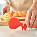 Axyaa Stainless Steel Silicone Food Clip for Kitchen Baking BBQ Bread & Steak