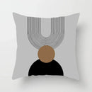 Axyaa Abstract Line Pattern Cushion Cover for Stylish Home Decor
