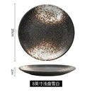 Axyaa Ceramic Plates Set | Creative Japanese Style Dinner & Dessert Dishes