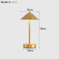 Axyaa LED Pleated Table Lamp: Touch Tricolor Dimmable Night Light