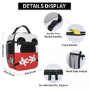 Axyaa Mickey Mouse Insulated Lunch Bag - Portable Thermal Bento Box