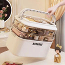 Axyaa Cosmetics and Jewelry Organizer Box - Spacious and Portable Makeup Storage