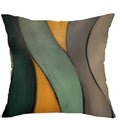 Colorful Wave Pattern Digital Print Cushion Cover for Sofa, Bedroom, Car by Axyaa