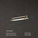 Axyaa Brass Pendant Light: Modern Minimalist Dining Table Lamp